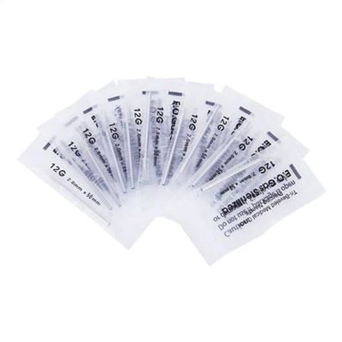 Nodwyddau Tatŵ Tyllu wedi'i sterileiddio